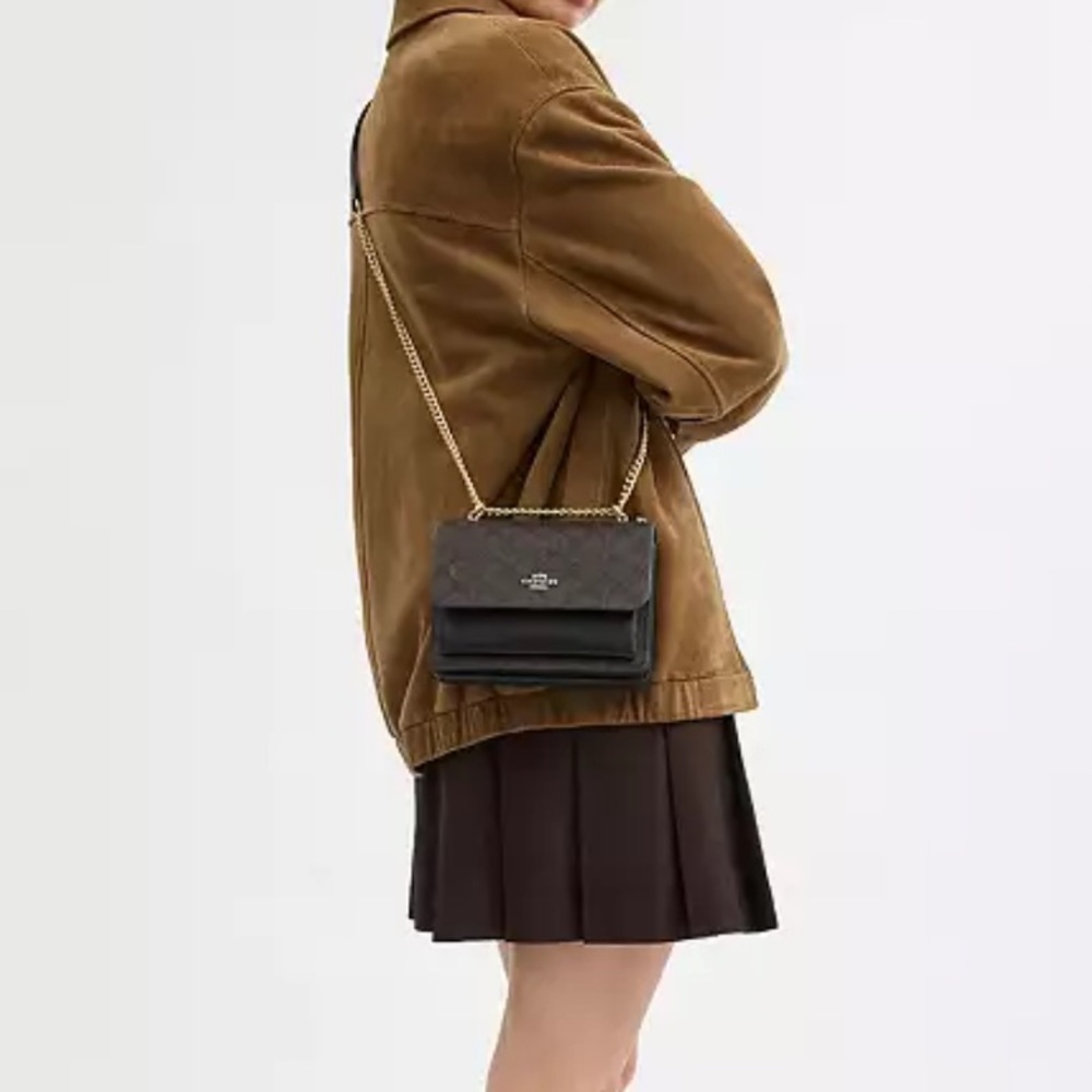 Coach Mini Klare Crossbody Bag In Signature Canvas - Picture 5 of 6